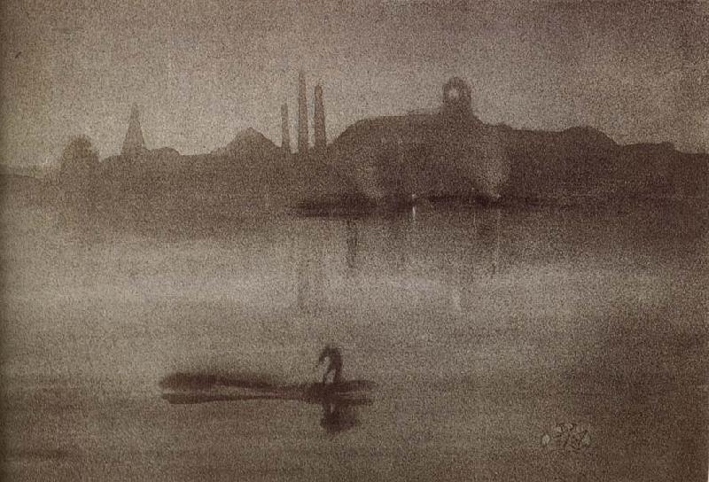 James Abbot McNeill Whistler Nocturne oil painting picture